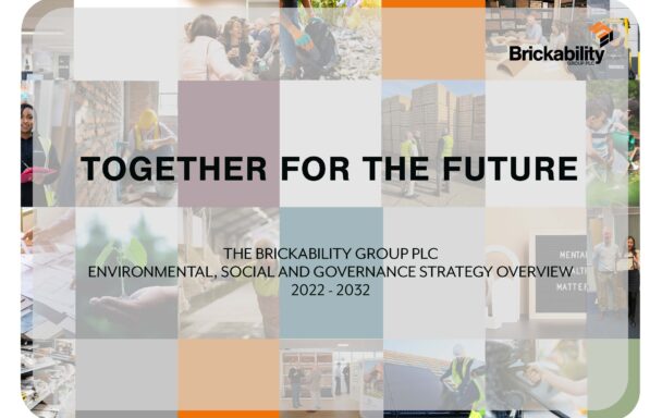 Brickability Group PLC ESG Strategy 2023 Cover